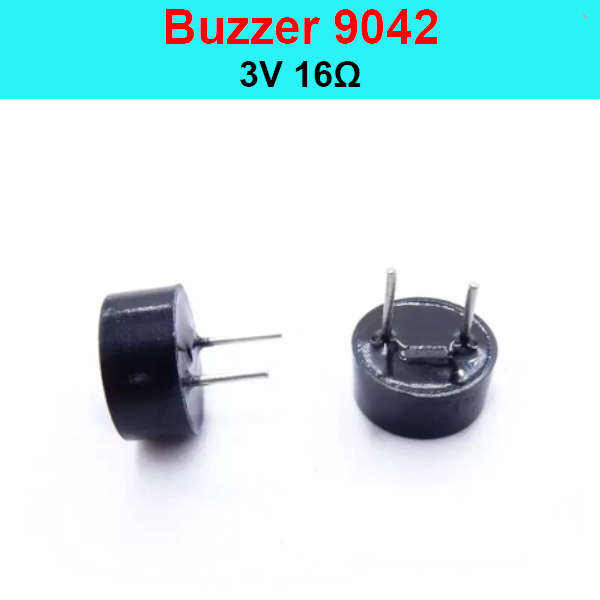 Buzzer 9042, 3v 16ω, không cấp tần số