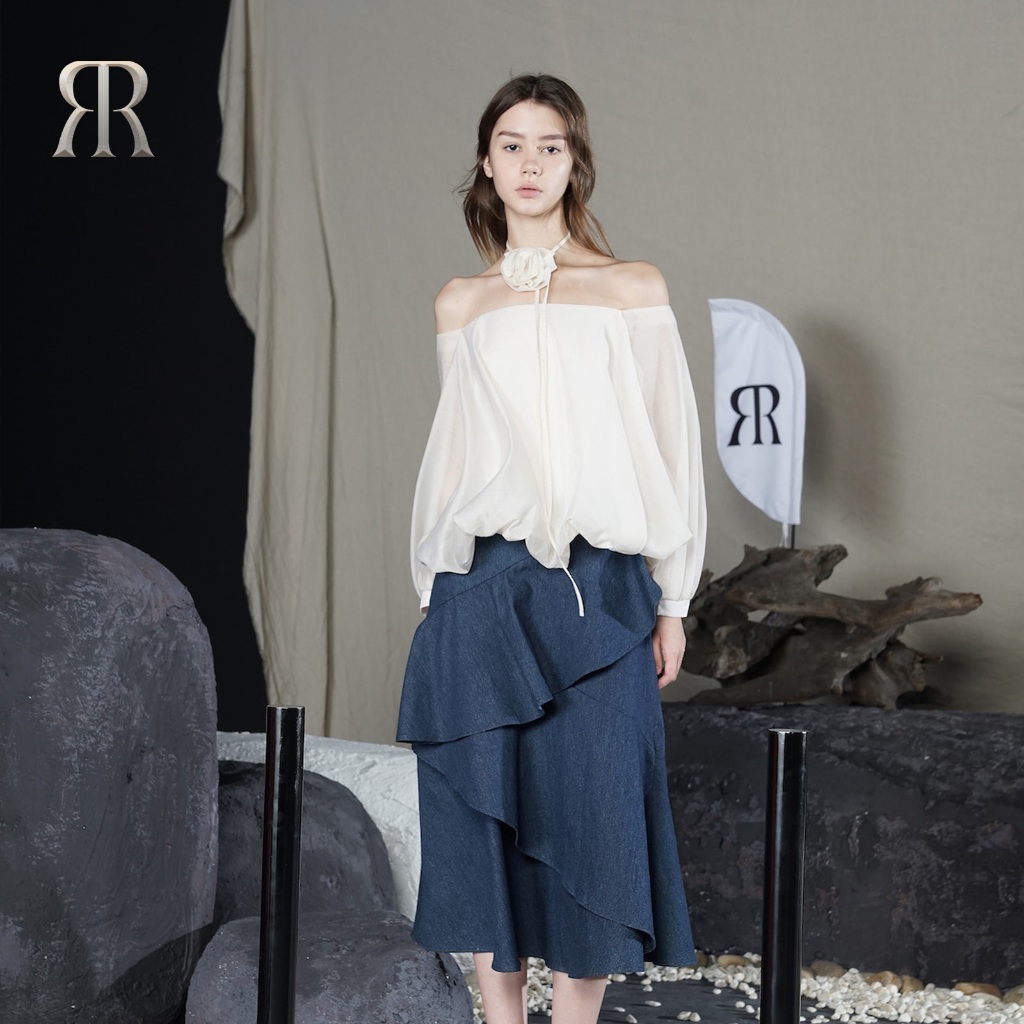 Rập - áo tay dài trễ vai prime 36