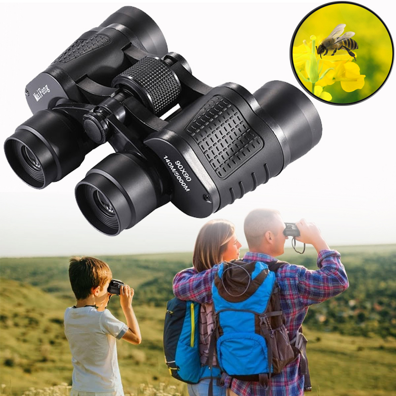 Binoculars 90X90 Long Range Bak4 Prism HD High Telescope Optical Glass Lens Hiking Travel Portable For Sport Scope ราคา 759 บาท*ส่งฟรี
