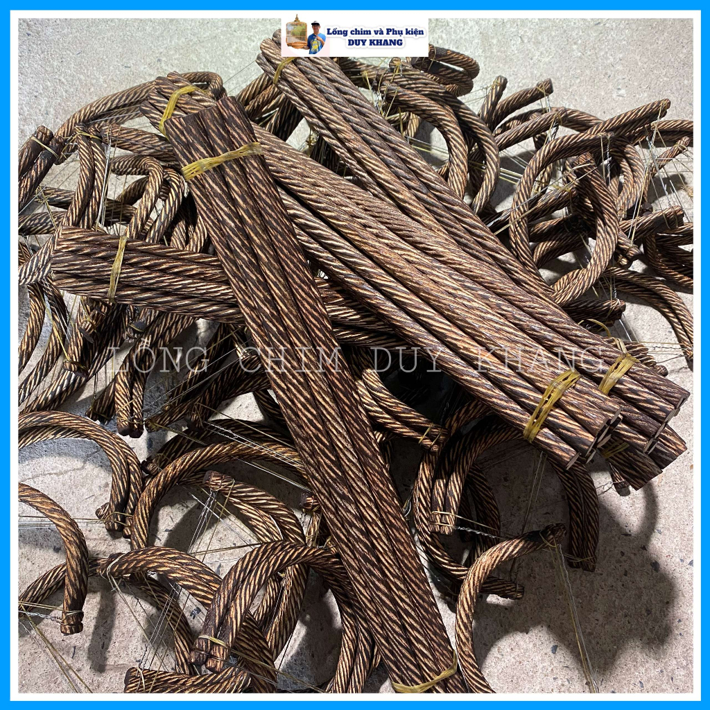 Cầu mây lồng chào mào, cầu thẳng, cầu góc mây hàng cực đẹp - phụ kiện lồng chim Duy Khang