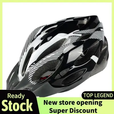 Top Fashion Carbon Fiber Shockproof Adjustable Mountain Bike Bicycle Cycling Helmet