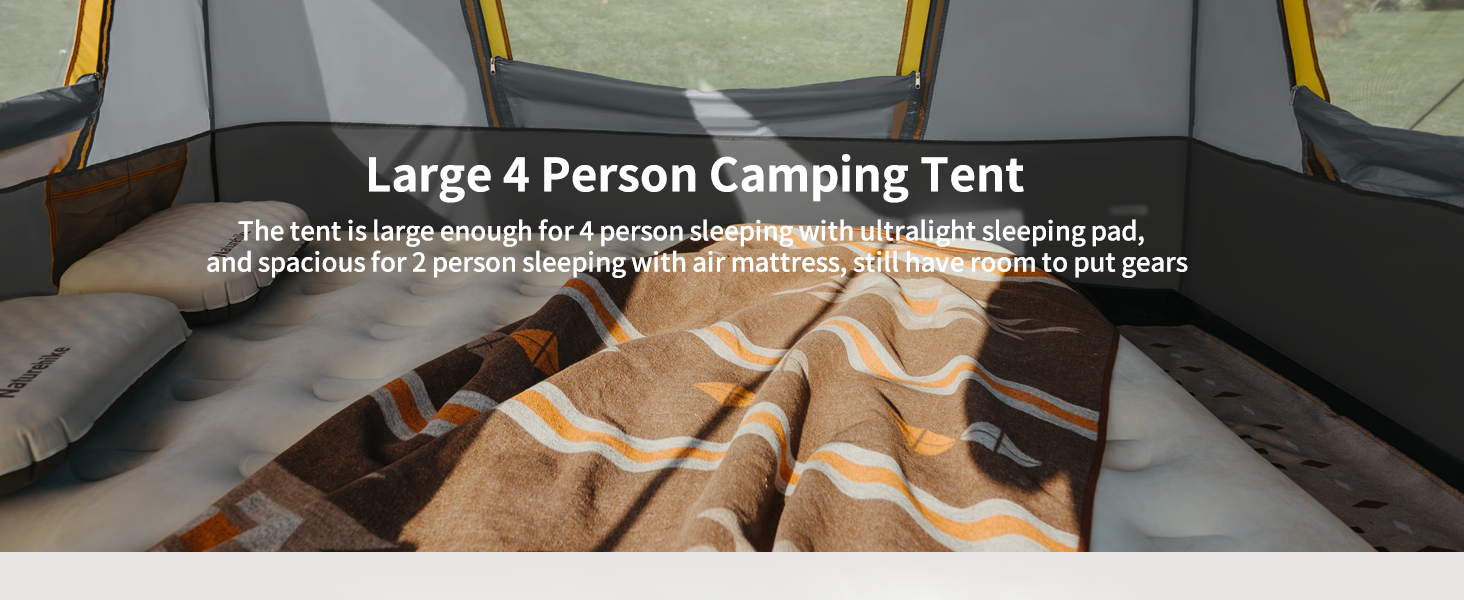 4 person camping tent