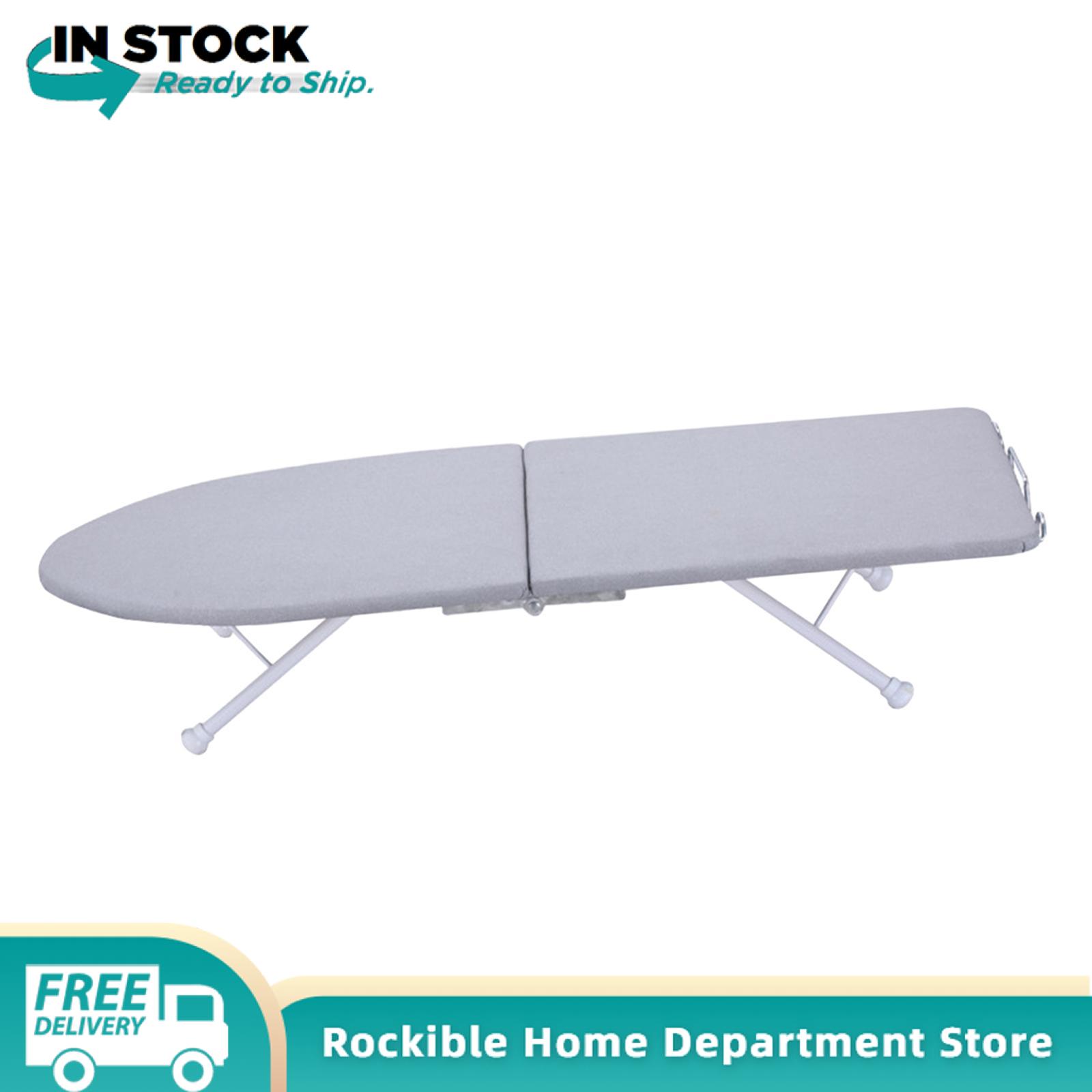 rockible Small Ironing Board, Portable Tabletop Iron Board with Anti Slip