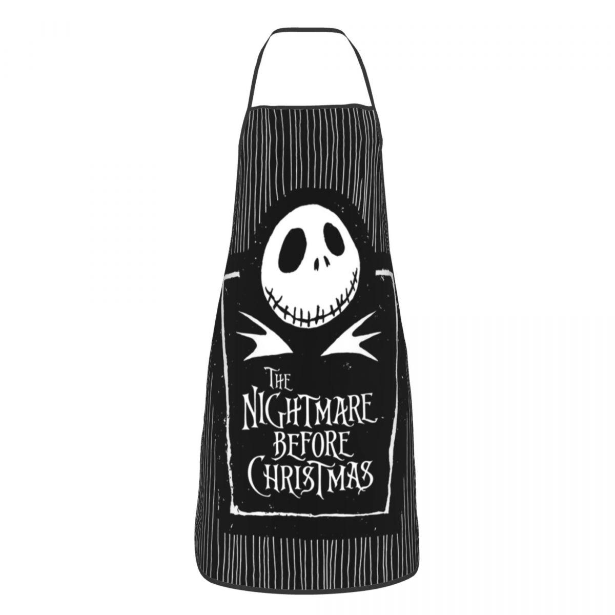 Cơn ác mộng tùy chỉnh trước Giáng sinh Skull Jack Apron dành cho nam và nữ Unisex Bib Cooking Kitchen Tabler Chef Gardening