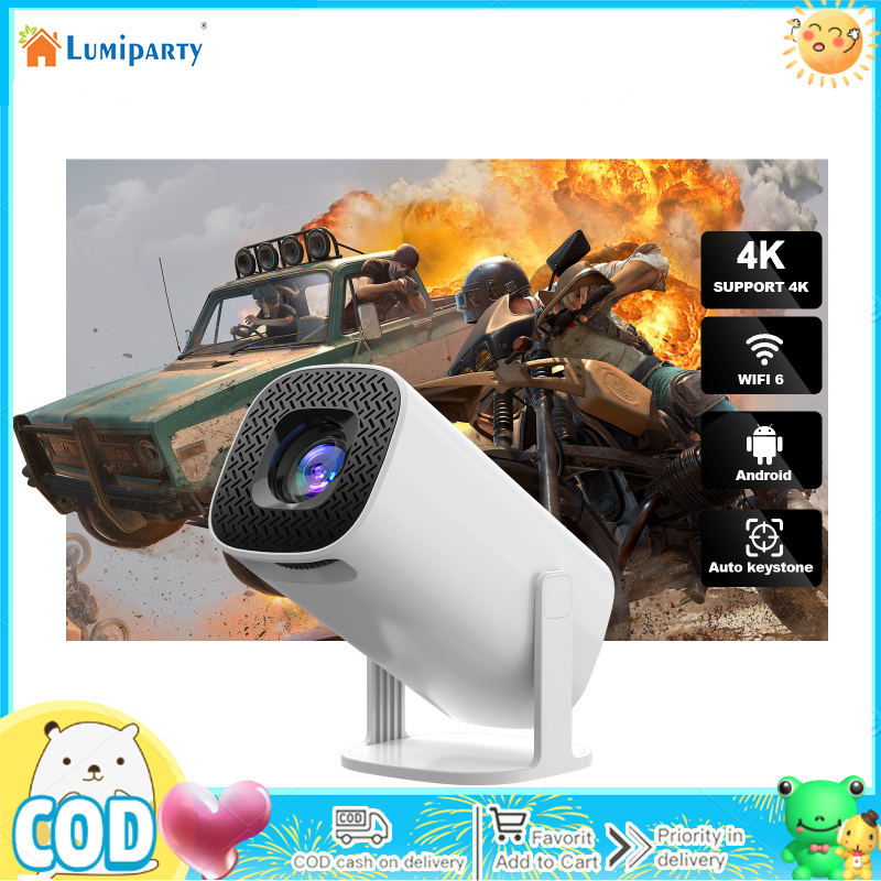 Portable Projector 720P Video Projector With Remote Control Home Video Smart Projectors Wireless WiFi Mini Outdoor Movie Projector For Smart Phones Laptop Tablet ราคา 4,764 บาท*ส่งฟรี