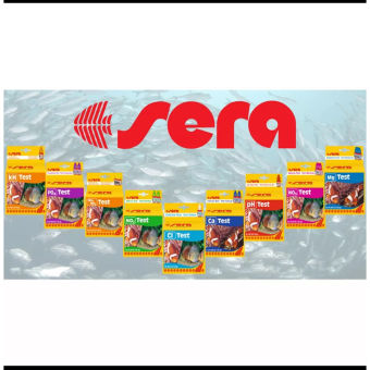 Bộ Test nước Sera  : Ph, kiềm Kh ,Ca, Phèn(sắt Fe), O2, NO2, NH3, Mg