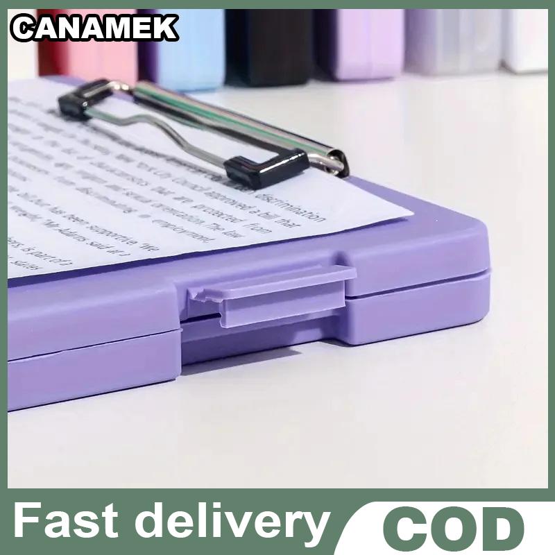 CANAMEK กล่องเก็บโฟลเดอร์สี1ชิ้นอุปกรณ์จัดระเบียบเดสก์ท็อปอเนกประสงค์เหมาะสำหรับการจัดระเบียบประจำวันและการใช้เอกสารในสำนักงาน ราคา 101 บาท*ส่งฟรี