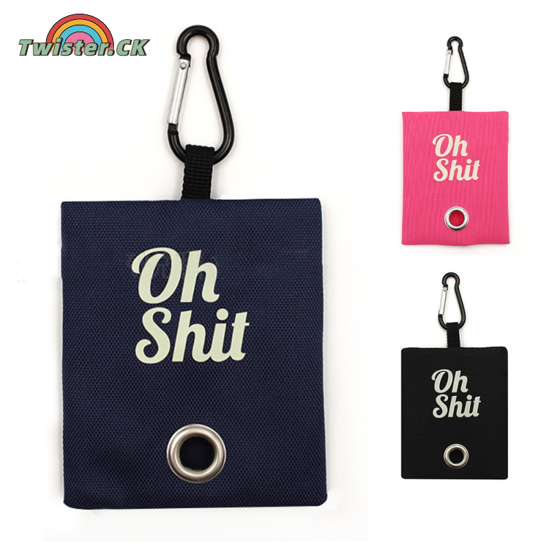 Twister.CK Waste Bag Dispenser Outdoor Indoor Pet Waste Bags Dispenser Holder Poop Bags Storage Container With Carabiner ราคา 48 บาท*ส่งฟรี
