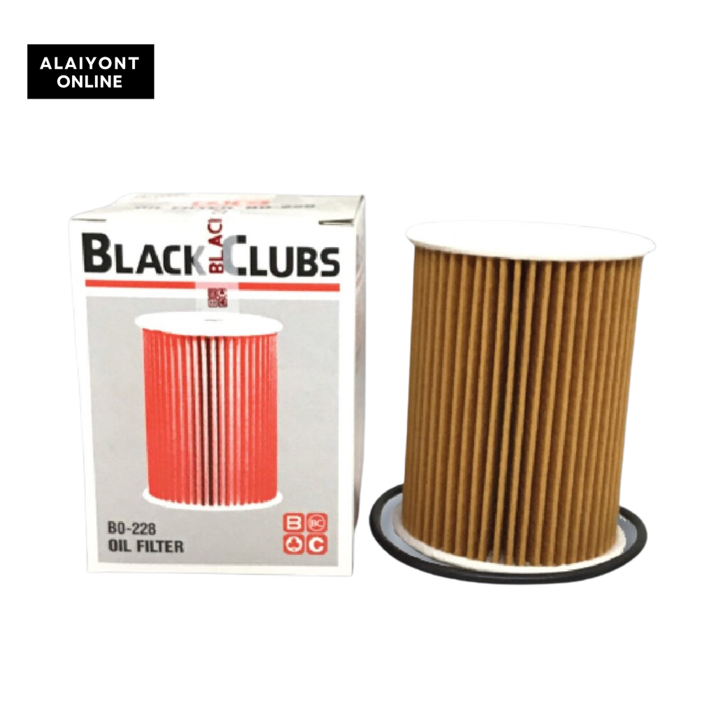 กรองน้ำมันเครื่อง ไส้กรองน้ำมันเครื่อง NISSAN D22 ฟรอนเทีย 3000 ZD30 นิสสัน ฟรอนเทียร์ 3.0 (Black Clubs BO-228 / BO228) ราคา 138 บาท*ส่งฟรี