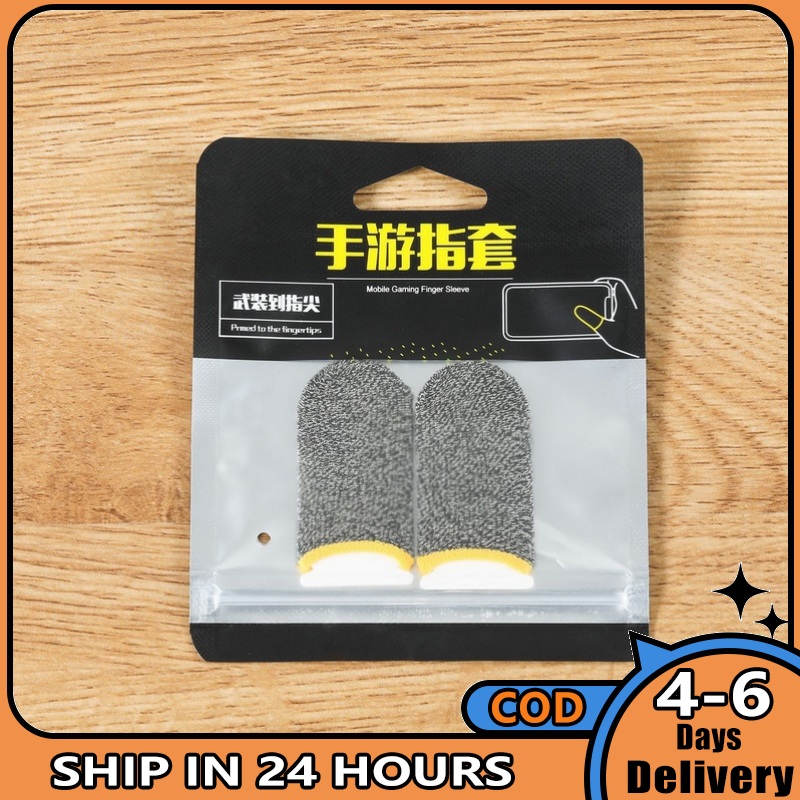 【Giao hàng nhanh⚡】 1 cặp siêu sợi mỏng ngón tay găng tay bảo vệ ngón tay cái Chống Mồ Hôi Găng ngón tay cho trò chơi