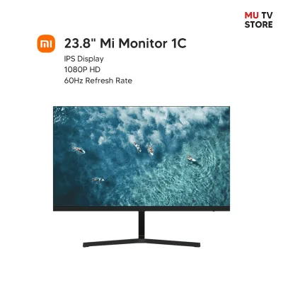 [Preorder] Xiaomi Mi Monitor 1C 23.8-Inch Office Gaming Monitor IPS Technology Hard Screen 178° Super Wide Viewing Angle 1080P High-Definition Picture Quality Multi-Interface Display [Ship by 20 Oct]