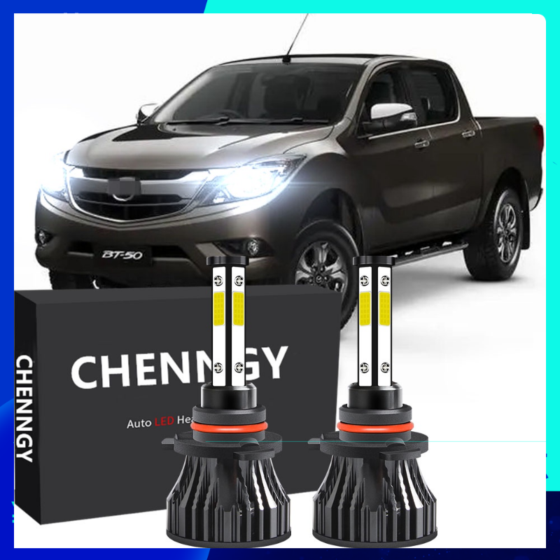 สำหรับ 2014 ถึง 2021 MAZDA BT50 (ไฟหน้า)-ด้านหน้าหลอดไฟหน้าLED 6000K 12V-32V Bright Whiteจำนวน 2 รับประกัน 1 ปี P&P ชิปอัพเกรด ราคา 519 บาท*ส่งฟรี
