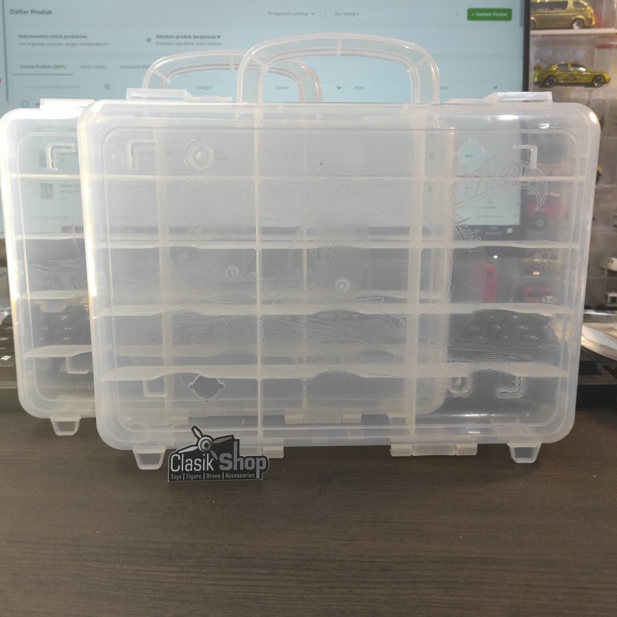 clear hot wheels storage case