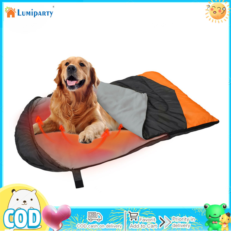 Portable Dog Sleeping Bag, Washable Electric Heating Pet Sleeping Bed, Adjustable Temperature Dog Bed With Storage Bag For Travel Camping ราคา 870 บาท*ส่งฟรี