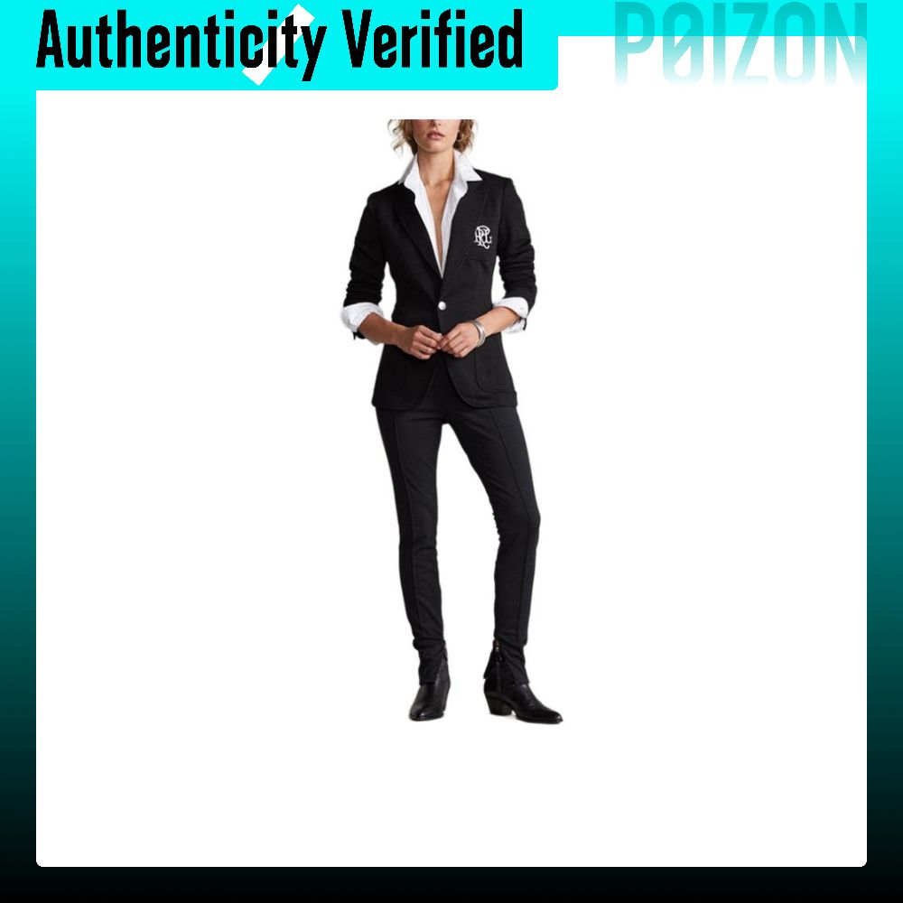 เสื้อแจ็คเก็ต เสื้อคลุมสตรี Polo Ralph Lauren Business Suit Coat Straight Fit Version Women's Black WMPOOTWN5V20041-001 ราคา 35,835 บาท*ส่งฟรี