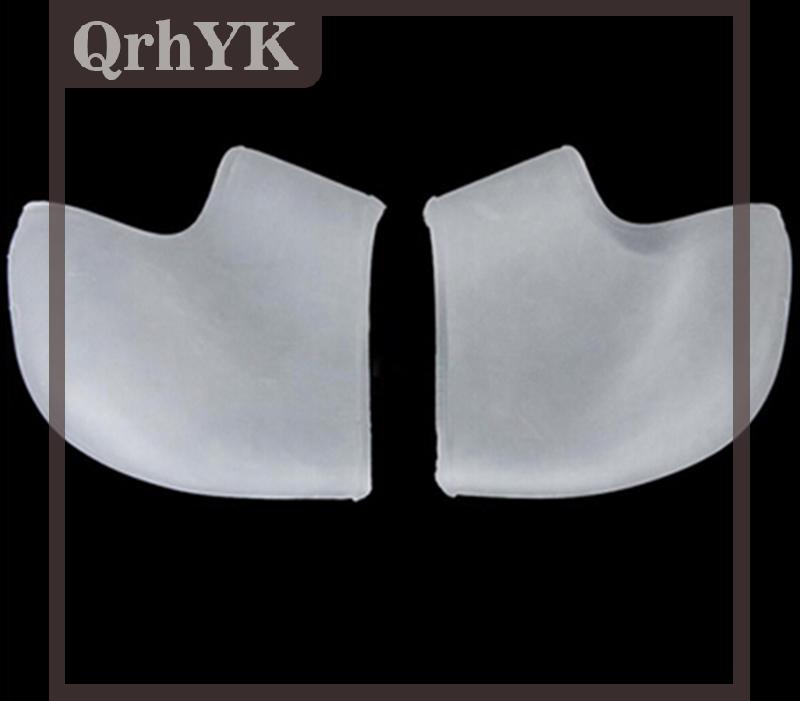 QrhYK 2 pcs ซิลิโคนชุ่มชื้นเจลส้นเท้าถุงเท้าแตกเท้า Skin Care Protector ร้อน ราคา 20 บาท*ส่งฟรี