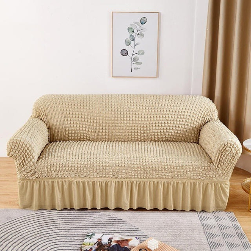 Allieuka Universal Seersucker Sofa Cover Elastic Sarung Sofa 3 Seater Sarung Kusyen 沙發套 全包 萬能 套