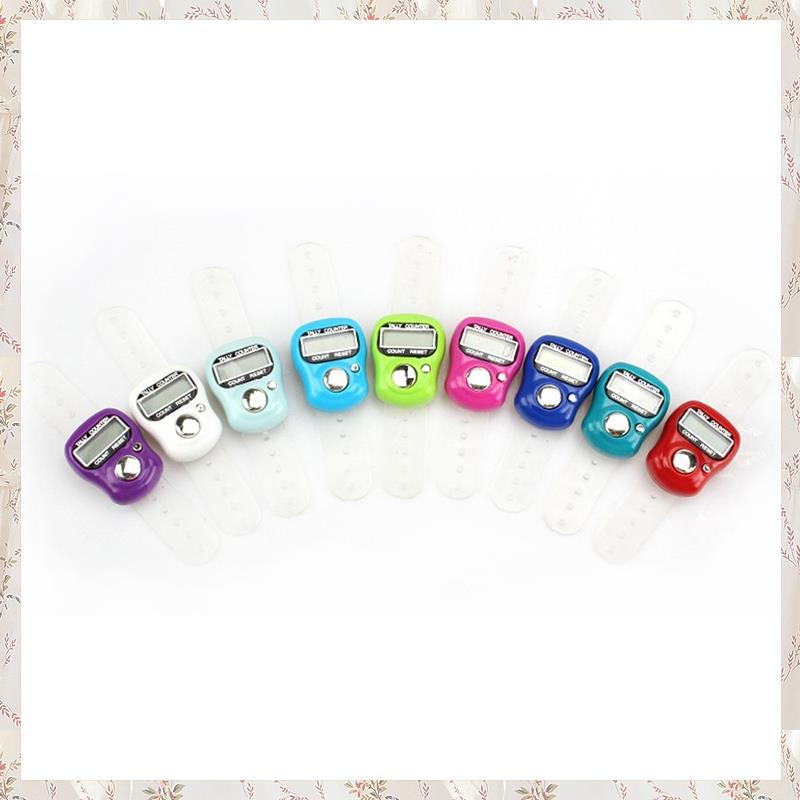 LCD Electronic Finger Hand Ring Knitting Row Tally Counter Pedometer Digital Hand Tally Counter Random Color Presyo  62 Piso*Libreng Shipping