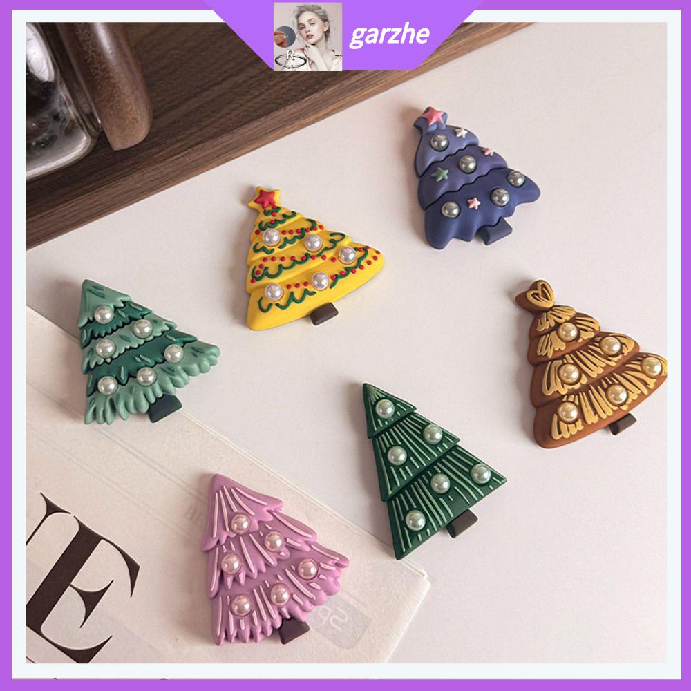 GARZHE24272 Cây Giáng sinh mô phỏng  tủ lạnh 3D Cao su mềm Nhãn dán từ tính Phim hoạt hình Trang trí tủ lạnh Trang trí nhà cửa