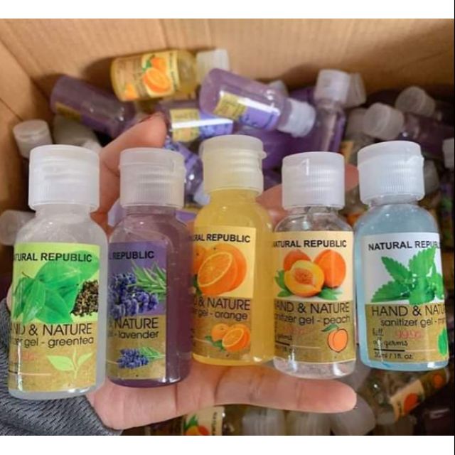 Gel Rửa Tay Khô Nature Republic Hand & Nature Sanitizer Gel 30mL