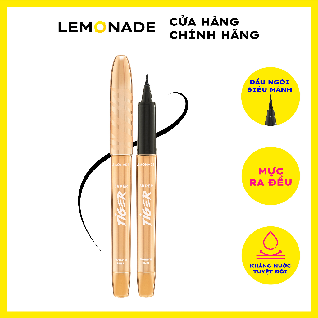 Bút kẻ mắt siêu mảnh LEMONADE SuperTiger Eyeliner 1g