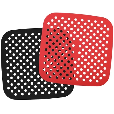 Silicone Air Fryer Liners Square Air Fryer Accessories Air Fryer Sheets Air Fryer Mat for Baking