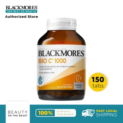 [Authorized Store] Blackmores Bio C 1000mg Vitamin C cold relief 150 Tablets [BeautyBeast.SG]
