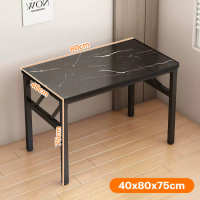 【3-YEAR WARRANTY】60*120CM Folding Table Double Layer thicken marbling wooden Foldable Table Office Table Study Writing Table Computer Desk