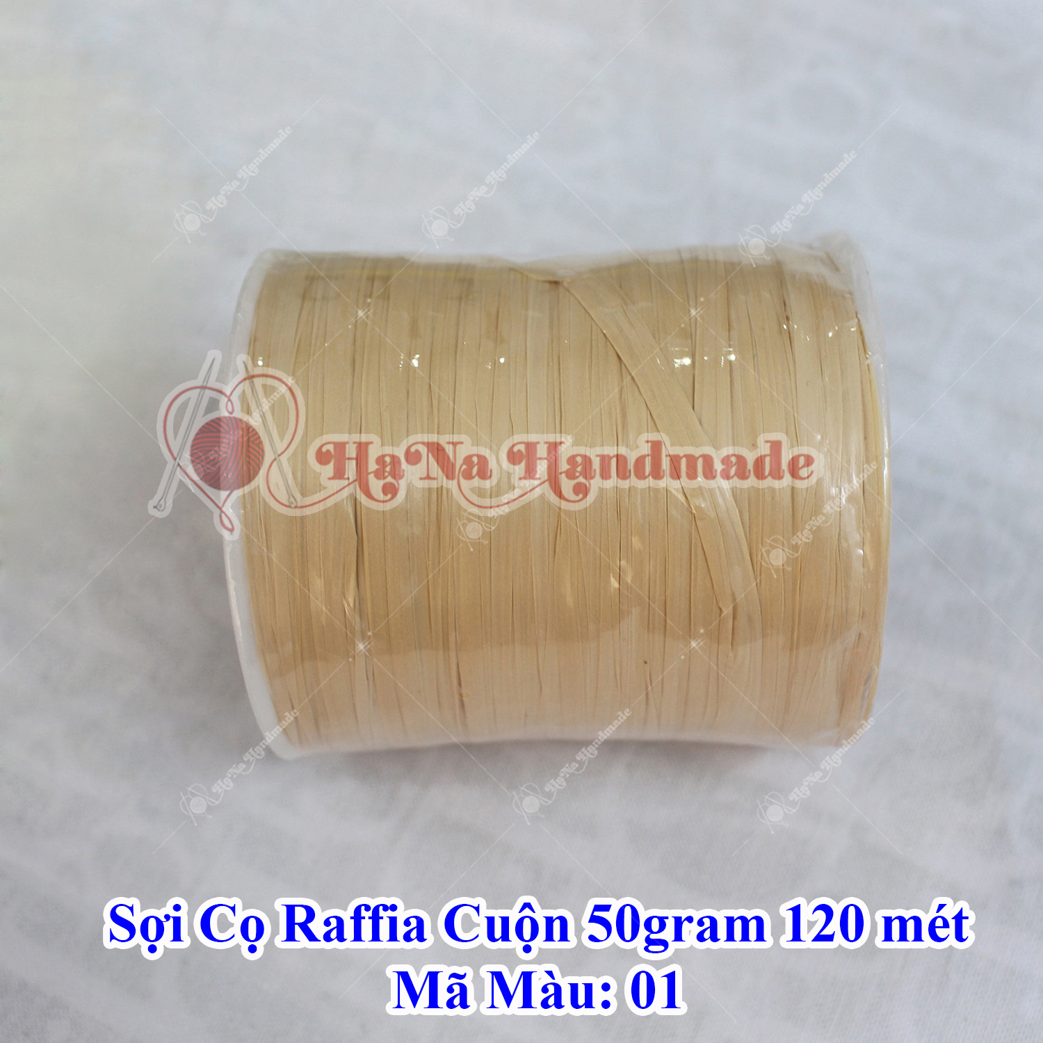 Sợi cọ Raffia 50g/ cuộn 120 mét