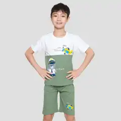 Little M Cut N Sewn Bear Baju Set Tidur Anak Laki-Laki 121557834