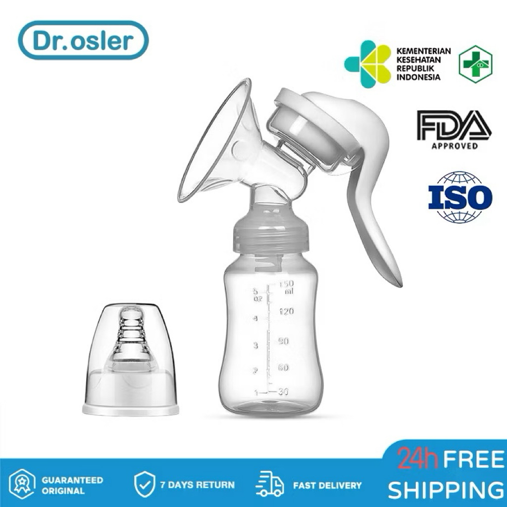 MOMWELL POMPA ASI MANUAL BREAST PUMP MUDAH DIGUNAKAN BAHAN SILICONE LEMBUT