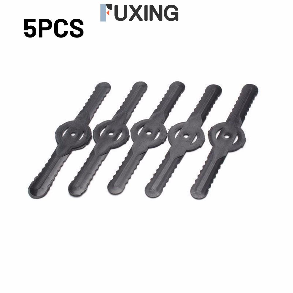 FUXING Electric 5/10pcs Garden Blades Kit Lawn Mowers Multiple Plastic Set Sharpen ราคา 46 บาท*ส่งฟรี