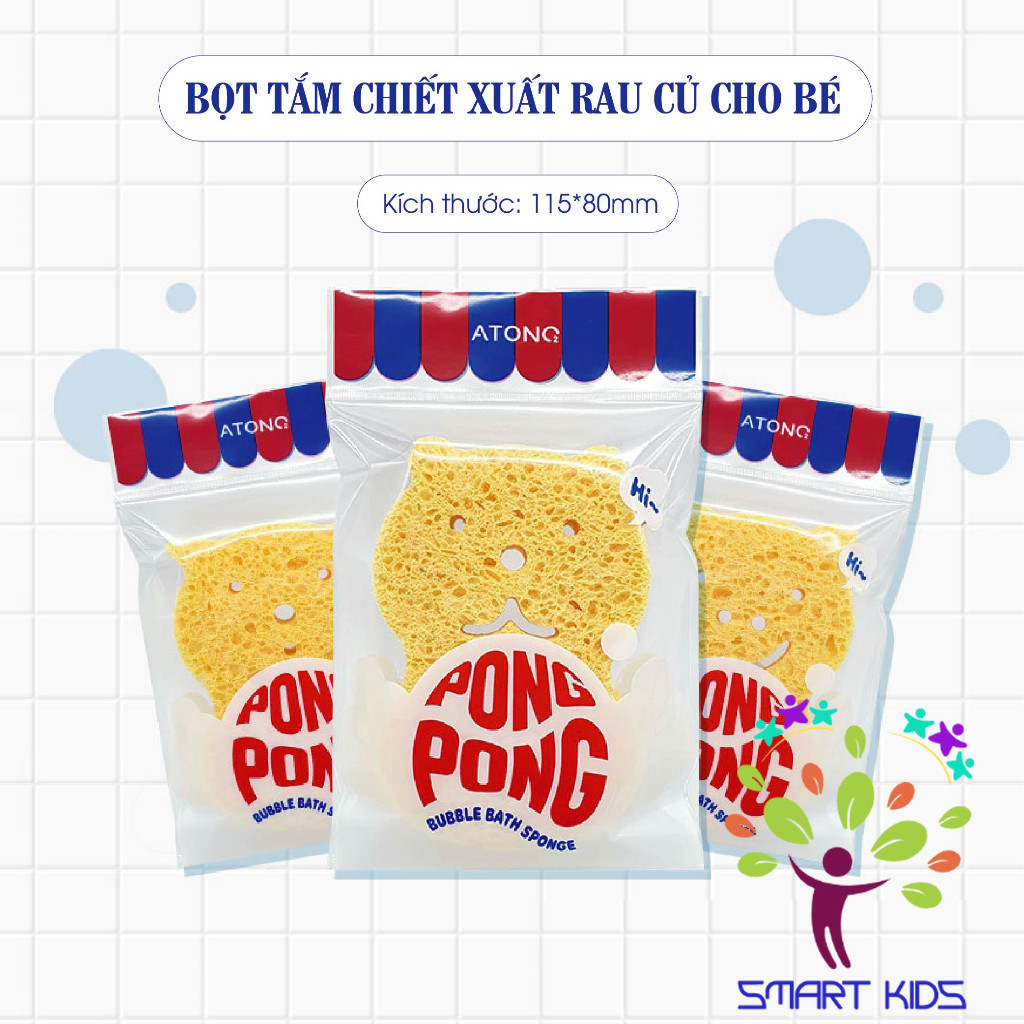 Bọt tắm chiết xuất rau củ nguyên chất atono2 cho bé từ 12m+