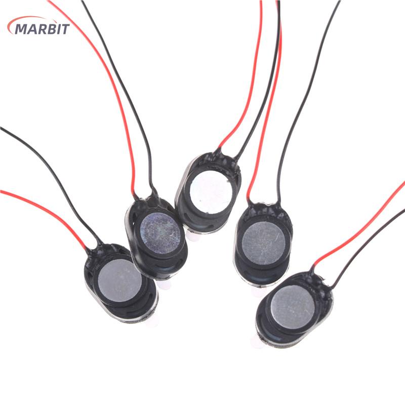 อุปกรณ์มือถือและแท็บเล็ต MARBIT ลำโพงโทรศัพท์ 5pcs 1W 8Ohm 15x10mm ลำโพงขนาดเล็กทรัมเป็ต