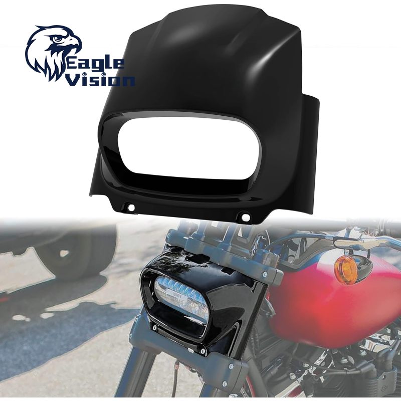 Motorcycle Headlight Fairing Cover Head Light Front Cowl Kit Compatible