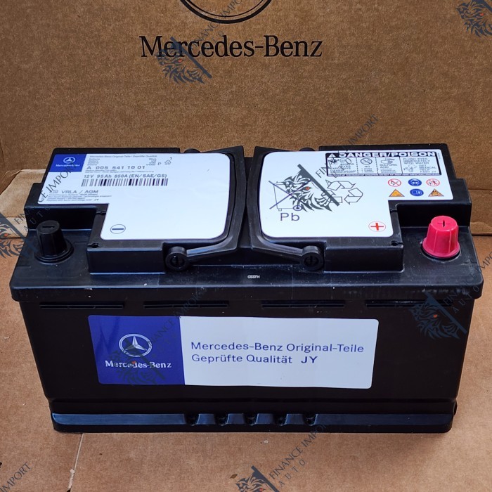 AKI ACCU BATTERY MERCEDES BENZ BMW 95AH 850A (EN) AGM A0055411001 Harga  10,520,000 Ringgit*Penghantaran Percuma