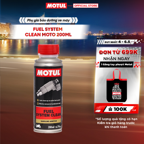 Phụ gia vệ sinh hệ thống nhiên liệu xe máy - FUEL SYSTEM CLEAN MOTO 200ml