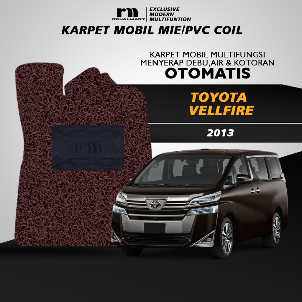 KARPET MOBIL MIE TOYOTA VELLFIRE 2013 FULL BAGASI 1 WARNA Giá 1,420,000 Đồng*Miễn phí vận chuyển