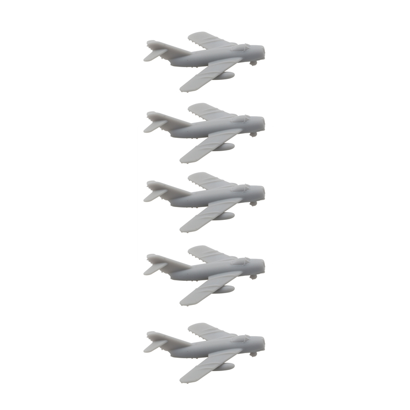 【Customer favorite】 5pcs Mig-17 Mural Fighter Aeroplane Toys 1/700 1/400 1/350 Scale Resin Fighting