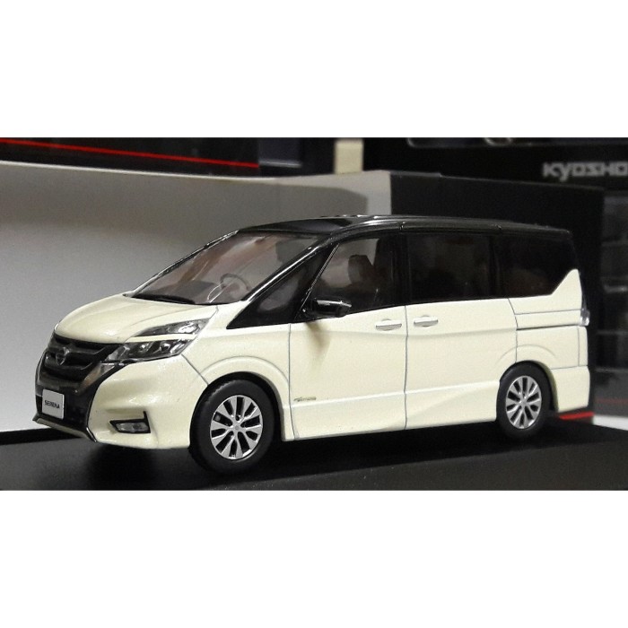 1/43 KYOSHO NISSAN SERENA C27 2016 BRILLIANT WHITE Harga 1,424,250 rupiah*Gratis Ongkir