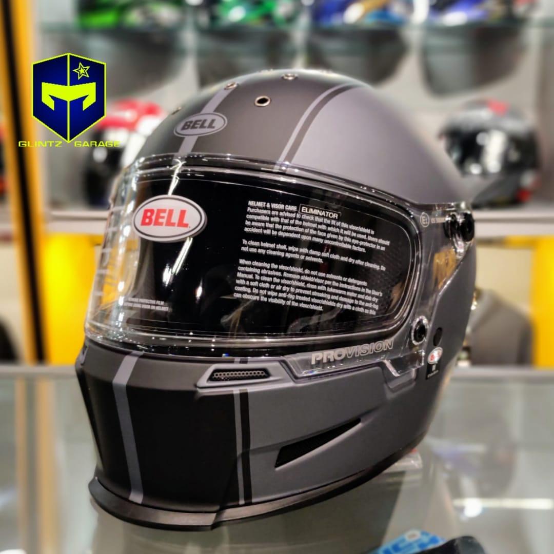 BELL ELIMINATOR RALLY MATT GREY | HELM MOTOR FULL FACE | HELM BELL ORI Harga 9,790,000 rupiah*Gratis Ongkir