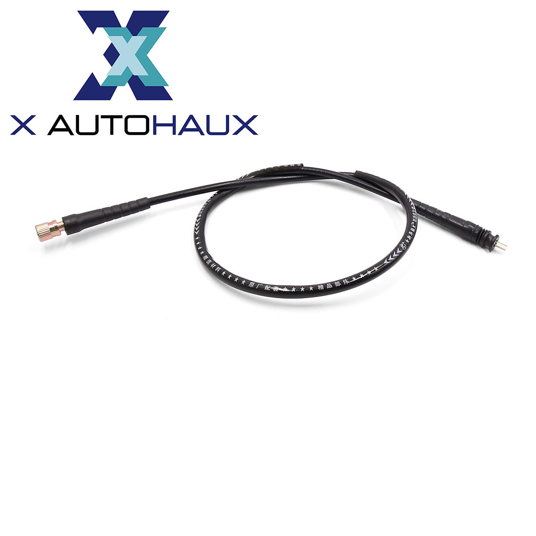 X AUTOHAUX Black Rubber Coated Motorcycle Drum Brake Speedometer Cable for Honda CM125 ราคา 156 บาท*ส่งฟรี