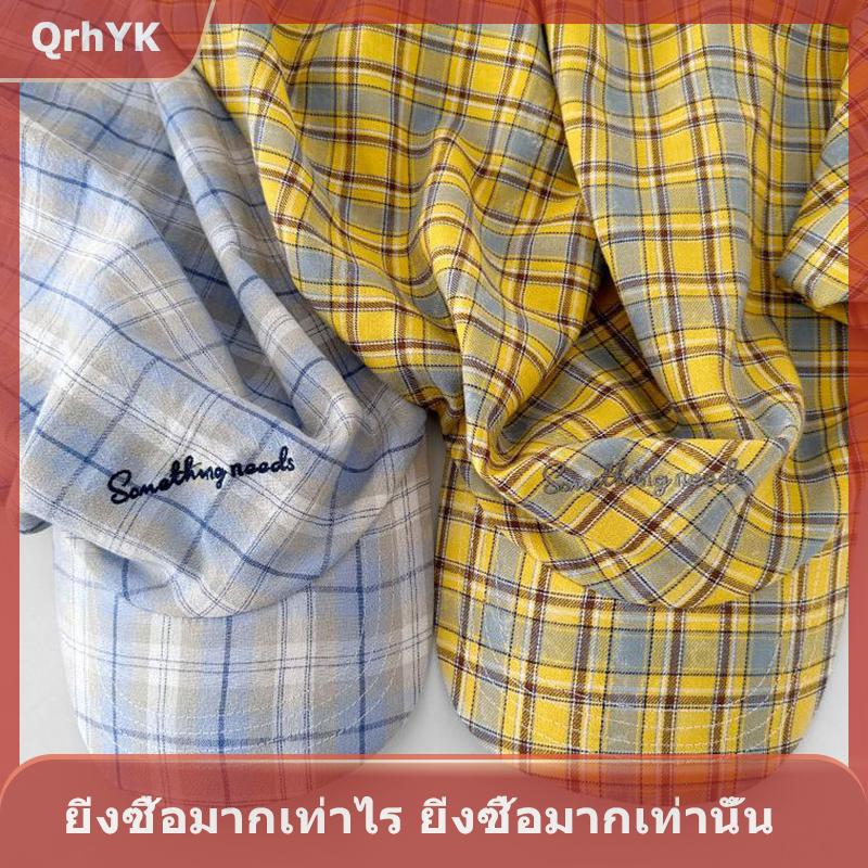 【QrhYK】 หมวกคลุมศีรษะลายสก็อตสีตัดกันแบบย้อนยุคสำหรับผู้หญิงผู้ชายหมวกกันแดดอเนกประสงค์หมวกกันแดดอเนกประสงค์สำหรับเดินทางในฤดูใบไม้ผลิและฤดูร้อน ราคา 174 บาท*ส่งฟรี