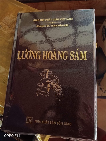 Kinh Lương Hoàng Sám bìa da
