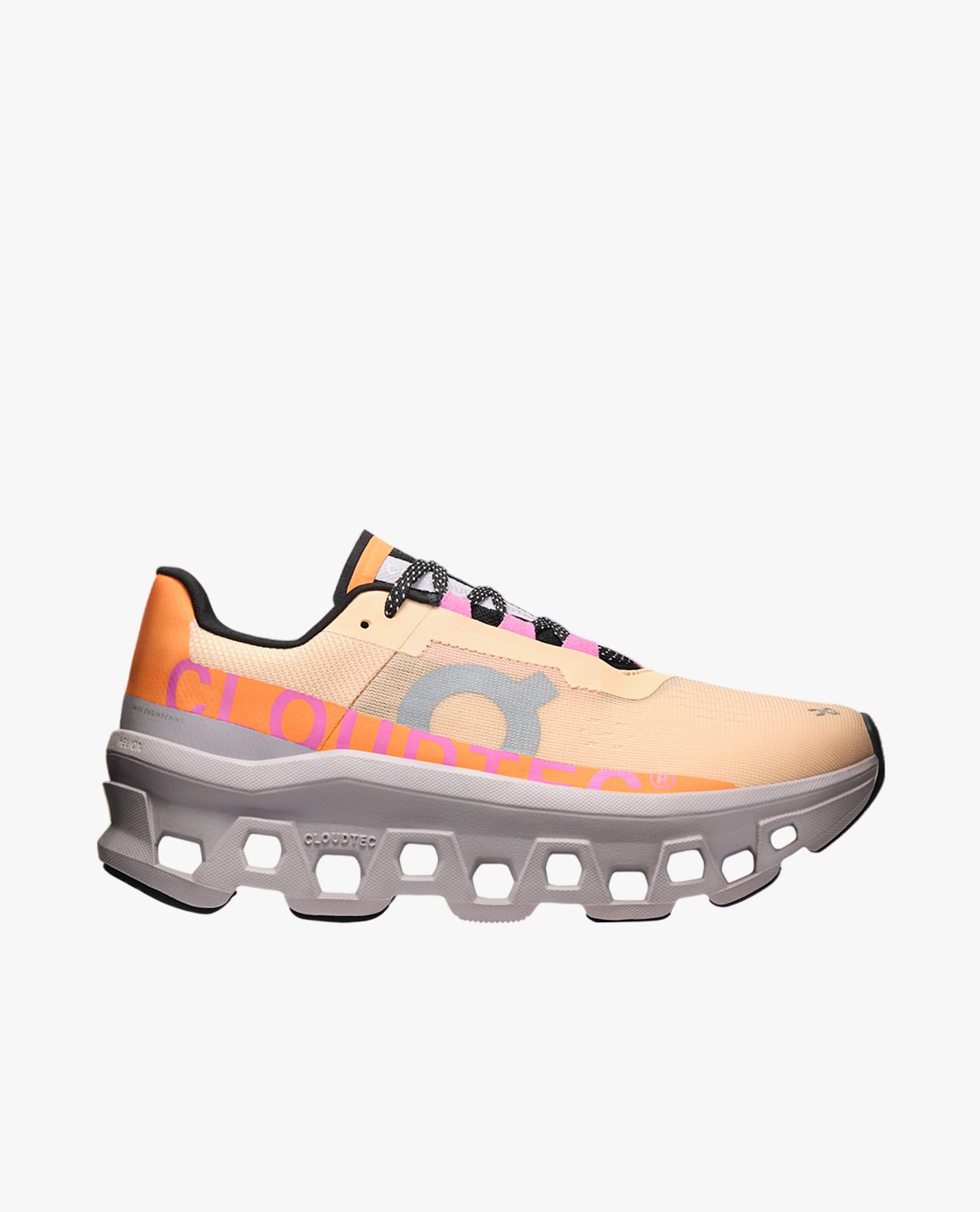 ON RUNNING - Giày chạy bộ nữ Cloudmonster 61.97651-BLONDE