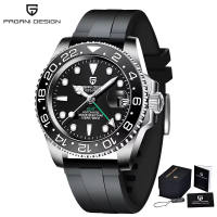 PAGANI DESIGN New GMT Automatic Wristwatch Stainless Steel 100M Waterproof Men Watch Top Brand 40mm Mechanical Watch Men PD-1662