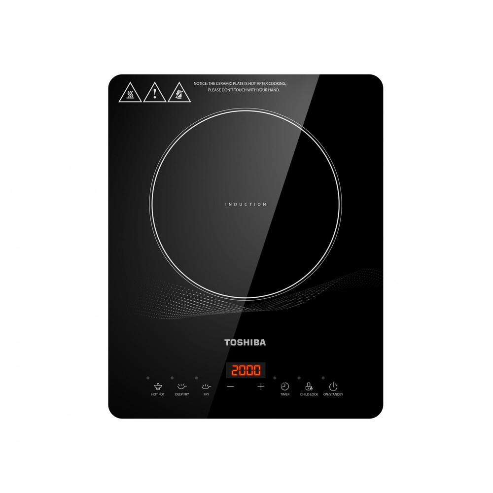 GHBathroom_Mall TOSHIBA เตาแม่เหล็กไฟฟ้า 2000W IC-20R1STH สีดำ ร้านค้าเเนะนำ ราคา 2,195 บาท*ส่งฟรี