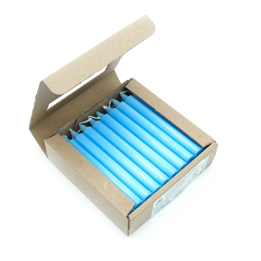 Nến taper Eden Candle FTRAMART EDC2324 Nến cây dùng để decor trang trí cháy 2h hộp 30 nến 22 màu