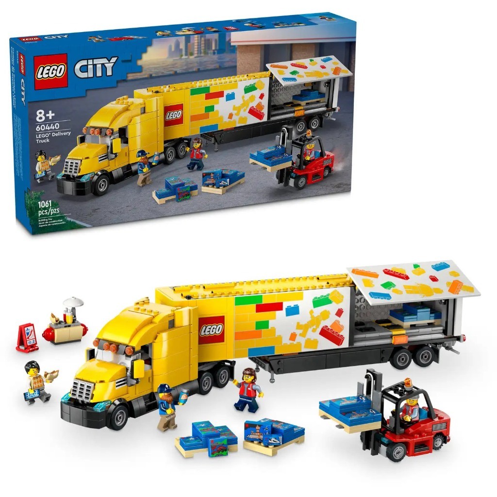 Lego 60440 Đồ Chơi Lắp Ráp Xe Tải Vận Chuyển Hàng Hóa