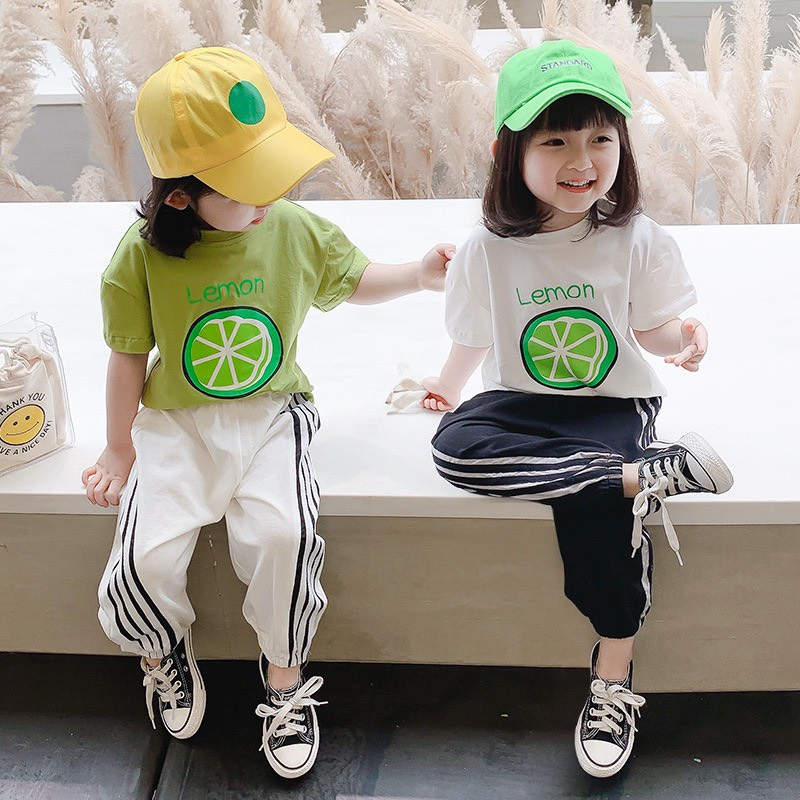 Áo phông thun cộc tay cotton hoạt hình cho bé hàng Quảng Châu xuất khẩu
